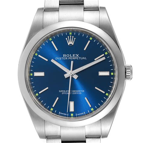 oyster perpetual 39 blue